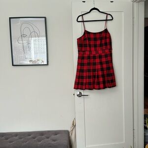 Red & Black Mini Dress, H&M, Size L